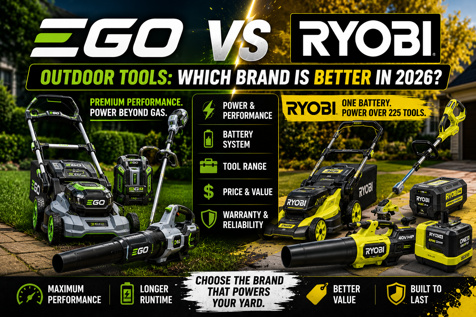 EGO vs Ryobi Outdoor Tools: Which Brand Is Better in 2026? - Tool